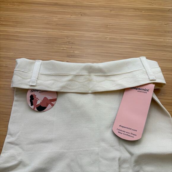 Shapermint Beige Medium Large High Waisted Shaper Shorts 55021 Shapewear Light - Picture 8 of 9